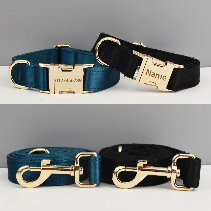 LuxePaws Dog Collar & Leash Set